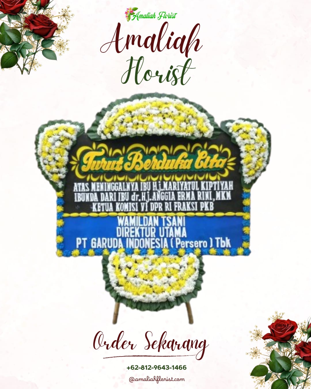 Papan Bunga Duka Tulakan